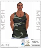 ~EccentriciXi~ Hoodie Camo Digital Mid Blues
