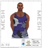 ~EccentriciXi~ Hoodie Camo Digital Mid Blues