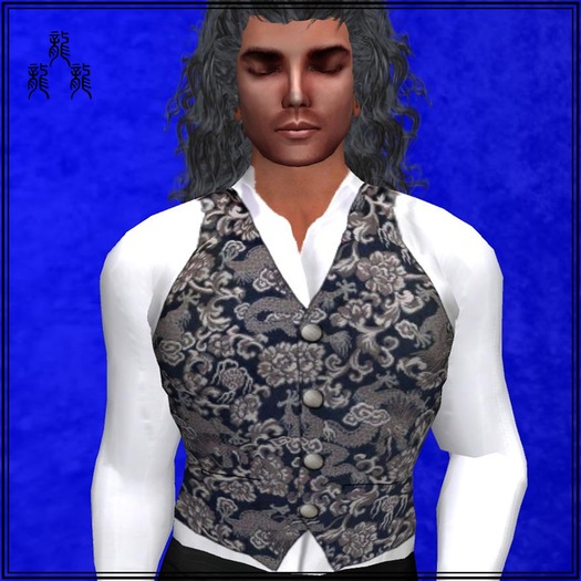 Black Dragon Men's Vest