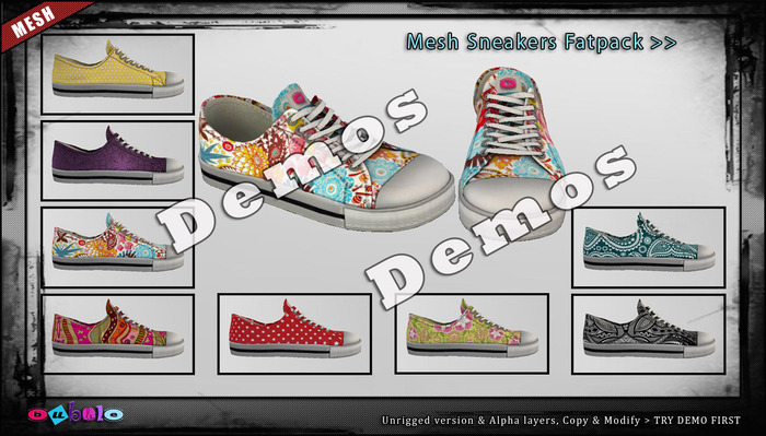 [ bubble ] Mesh Sneakers DEMOS