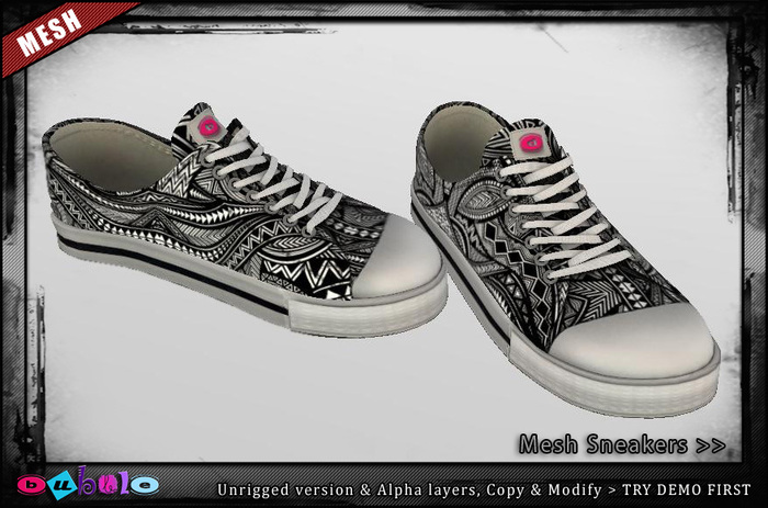 [ bubble ] Mesh Sneakers - B&W