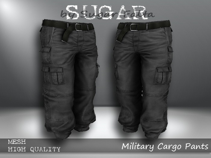 SUGAR Military Cargos GREY Boxed
