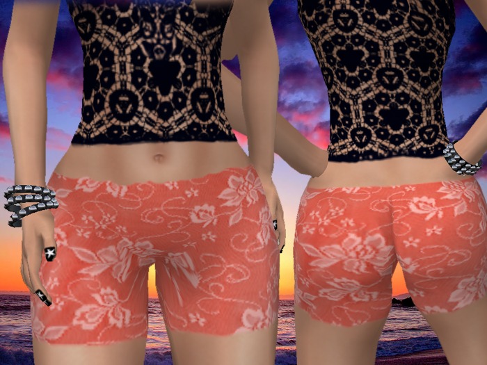 Pink shorts 3