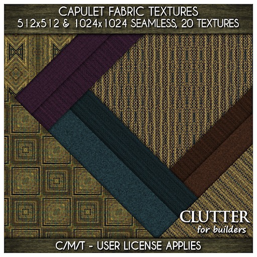 Clutter for Builders - Capulet Fabric Textures