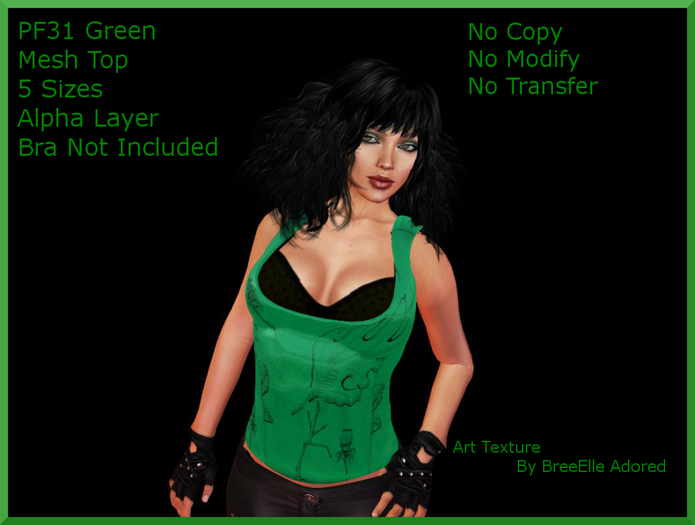 PF31 Green Mesh Top Boxed