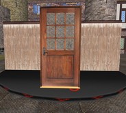 Country Cottage Door, Country Door, Log Cabin Door, Wood and Glass House Door,Rustic Glass Entry Portal, Wood Door D0242