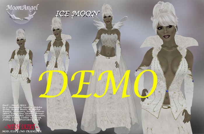 MA* DEMO Ice Moon Robes - Mesh