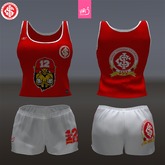 INTERNACIONAL FFC - female top + shorts (MESH)