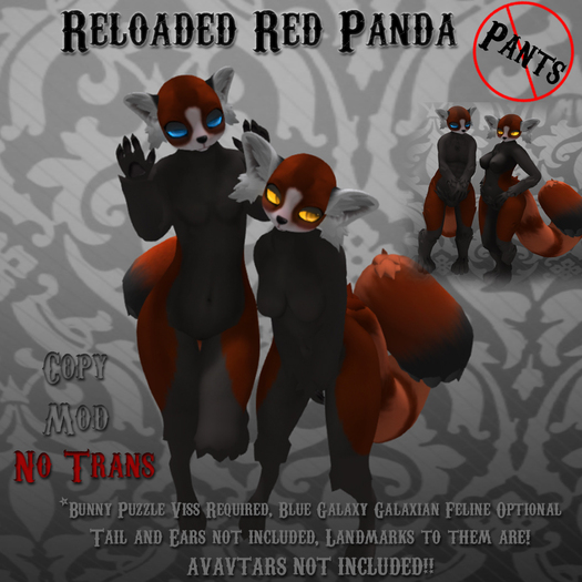 No Pants Mod Stand! Reloaded Red Panda