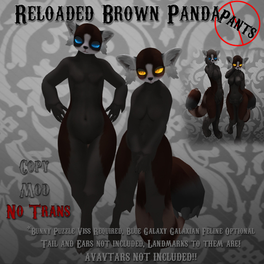 No Pants Mod Stand! Reloaded Brown Panda