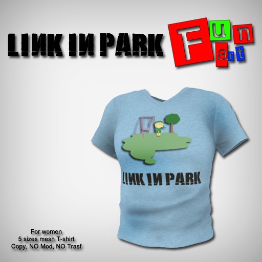 [DOLLARBIE].:FunArt:. Link In Park Mesh T-Shirt (Men)