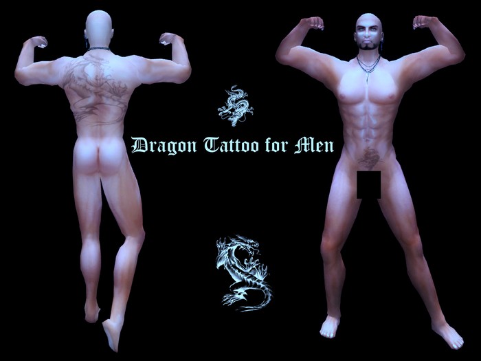 Dragon Tattoo  Men