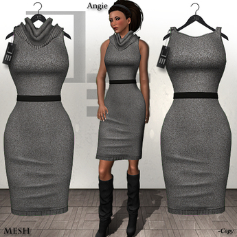 Second Life Marketplace - DE Designs - Angie - Grey