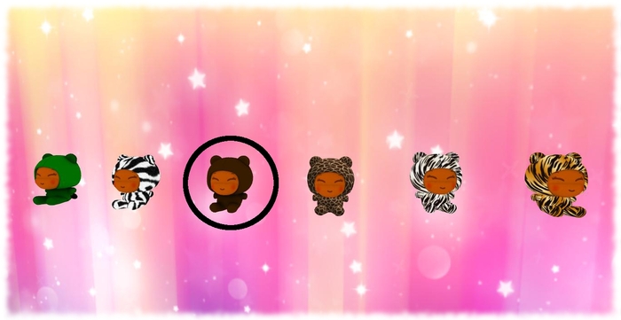 Monkey Bear Doll Set