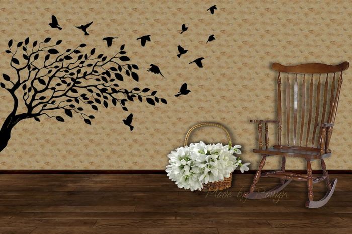 Startled Flock Wall Decal