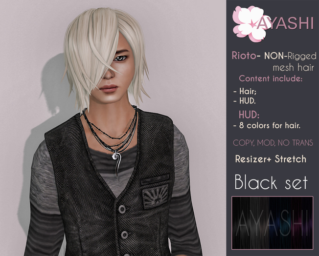 [^.^Ayashi^.^] Rioto-Black set