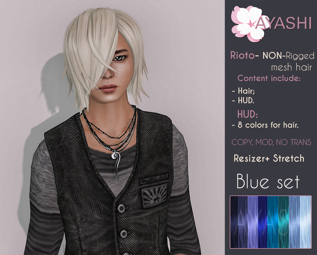 [^.^Ayashi^.^] Rioto-Blue set