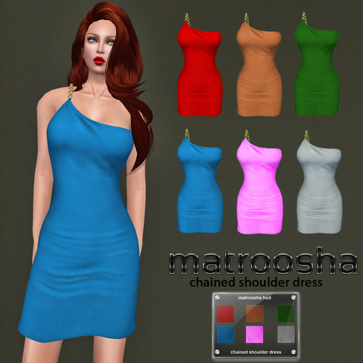 .matroosha. chained shoulder dress