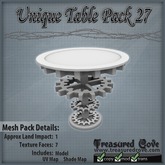 -TC- Unique Table Pack 27 Mesh 50% Discount!!