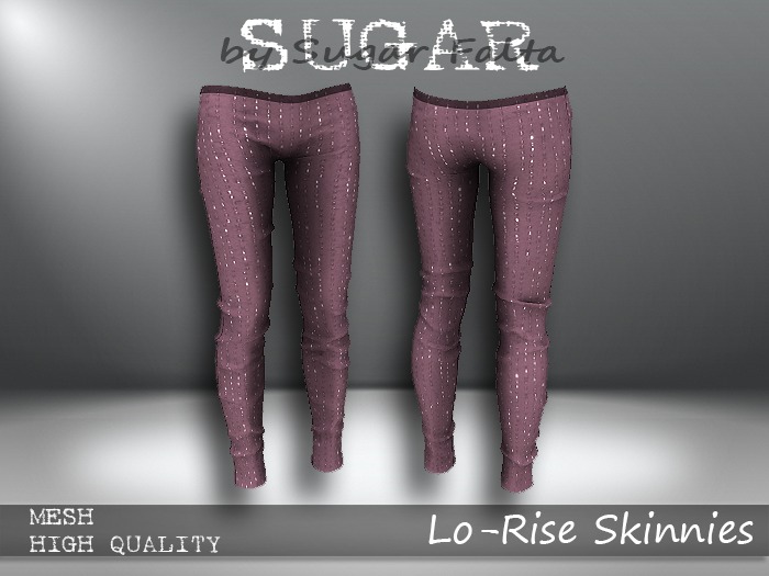 SUGAR Lo-Rise Skinnies LUSH BLUSHED Boxed