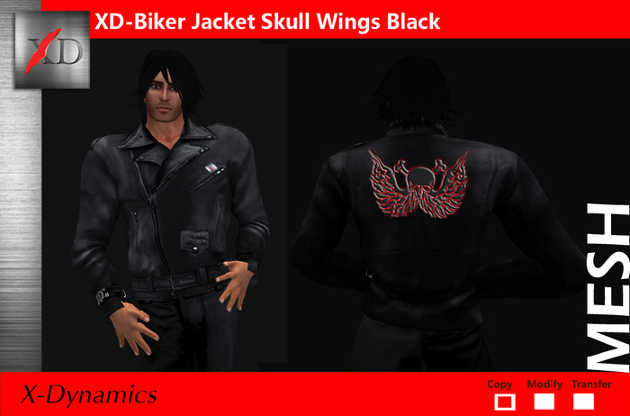 XD Biker Jacket -Dark Evil-Black 1.1