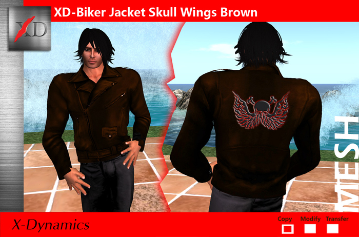 XD Biker Jacket -Dark Evil-Black 1.1