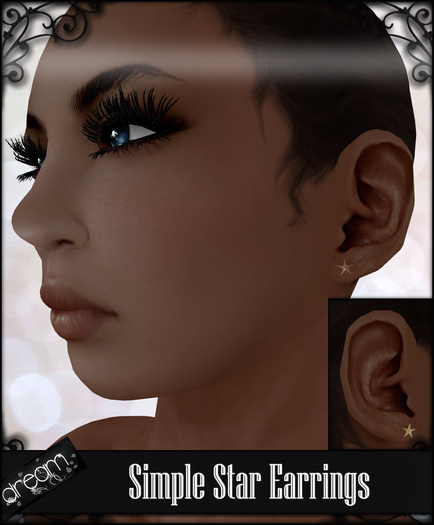 .Dream. Simple Star earrings