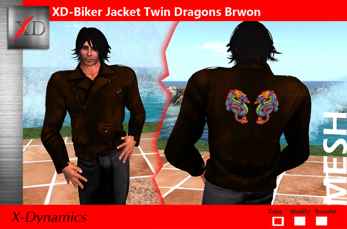 XD Biker Jacket -Dark Evil-Black 1.1