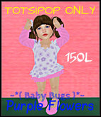 ~*{ Baby Bugs }*~ Purple Flowers Totsipop