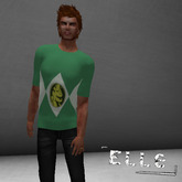 [Elle] MESH Mens Green Ranger T