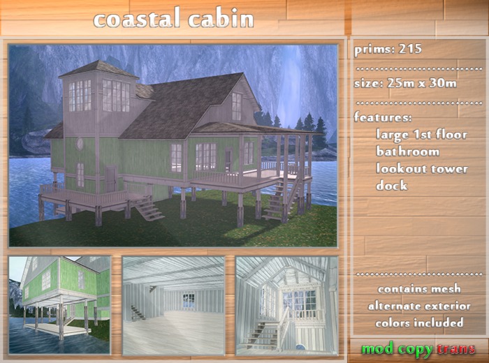 [REZ] Coastal Cabin - Prefab Cabin