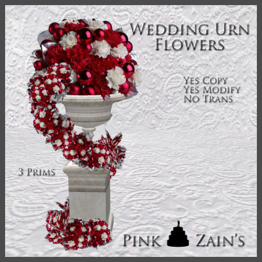 Wedding Urn Flowers - Christmas/Red [Boxed]