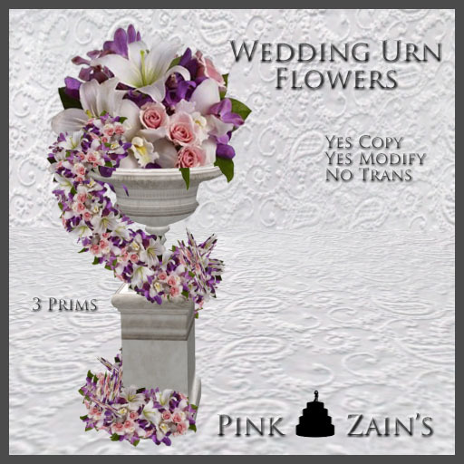Wedding Urn Flowers - Purple [Boxed]