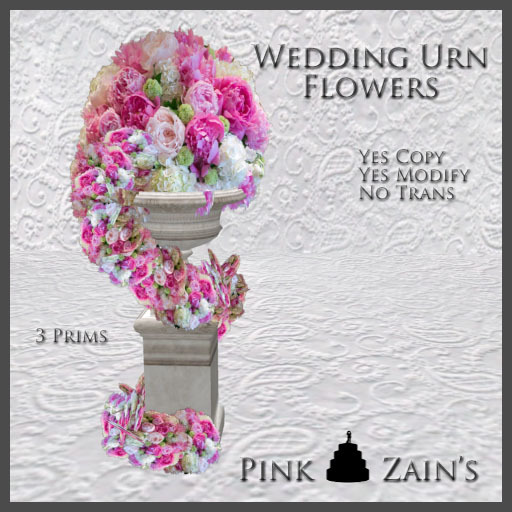 Wedding Urn Flowers - Pink4 [Boxed]