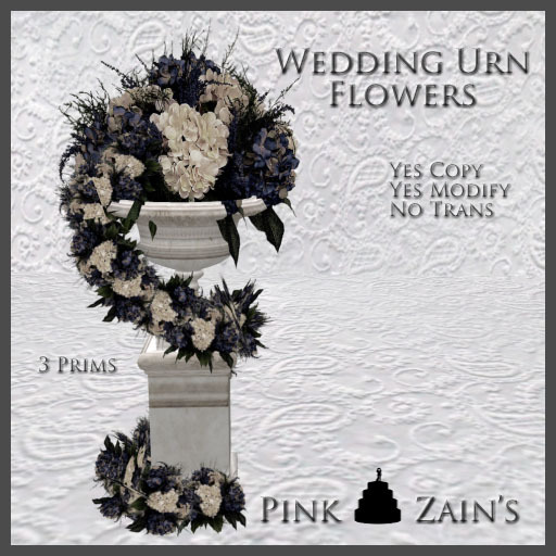 Wedding Urn Flowers - Blue/Purple [Boxed]