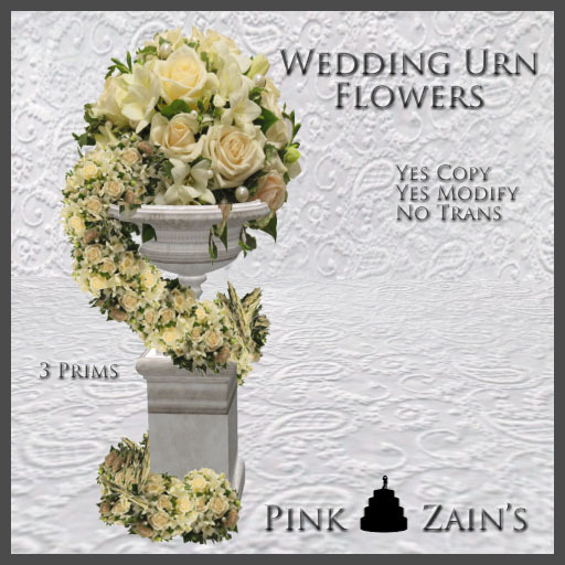 Wedding Urn Flowers - Yellow [Boxed]