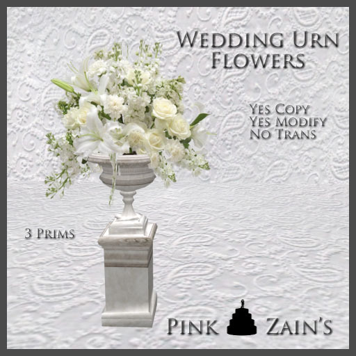 Wedding Urn Simple - White [Boxed]