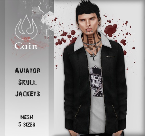 Cain - Aviator - "Skull" Jackets