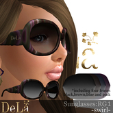 =DeLa*= Sunglasses "RG1" Swirl BOX