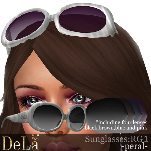=DeLa*= Sunglasses "RG1" Pearl BOX