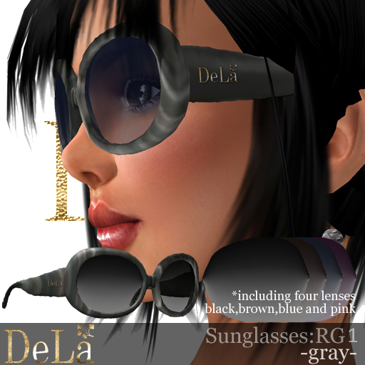 =DeLa*= Sunglasses "RG1" Gray BOX