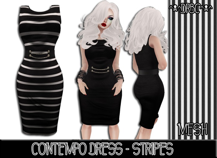 ^v^DRBC^v^ Contempo Dress - Stripes