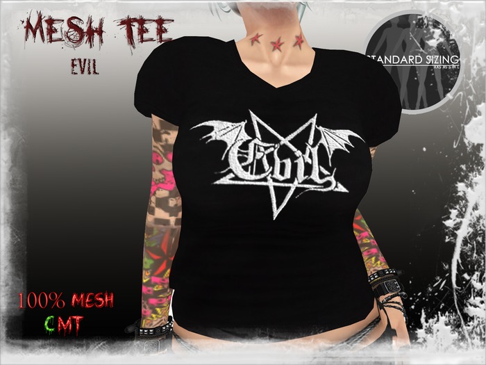 -ff- Black EVIL Tee SALE