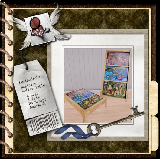 . Lexipedia . Homes Musician Coffee Table