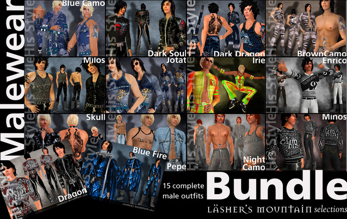 Menswear bundle pack 1 - revender / mayorista