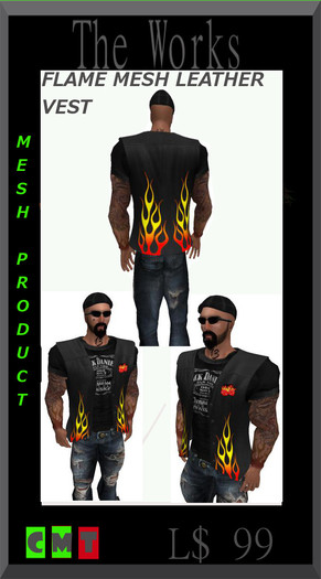 **THE WORKS** MESH** FLAME**VEST**
