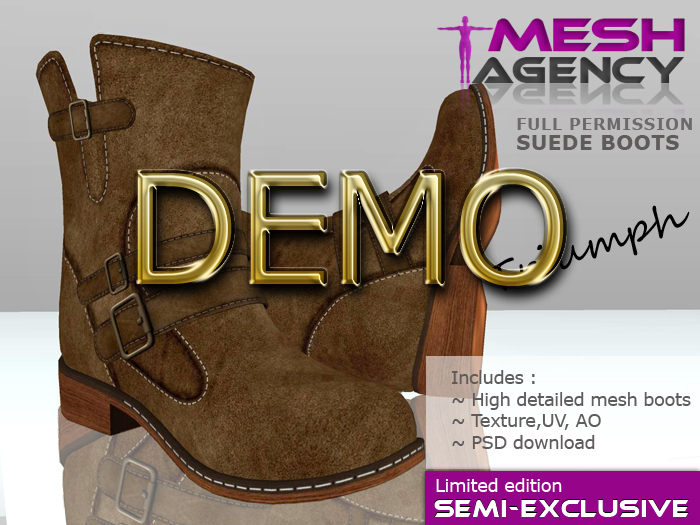 Suede Boots "triumph" - {DEMO}