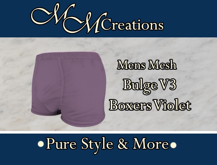 Mesh BulgeV3  boxers violet