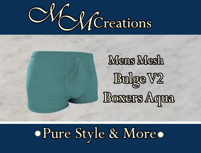 Mesh BulgeV2 boxers aqua