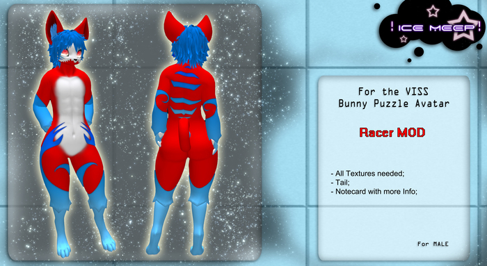 ! Ice Meep ! ~ RACER MOD (Male)